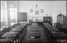 Sala de aula de uma escola, em local não identificado, na Ilha da Madeira