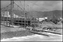 Estaleiro para as obras de prolongamento do porto do Funchal, Freguesia da Sé, Concelho do Funchal