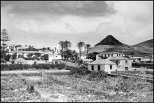Vista da vila Baleira (atual cidade Vila Baleira), Freguesia e Concelho do Porto Santo