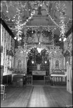 Nave e altar mor da igreja de Nossa Senhora da Ajuda, Freguesia da Serra de Água, Concelho da Ribeira Brava