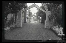 Jardim e portão de entrada da Quinta Vigia, Freguesia da Sé, Concelho do Funchal