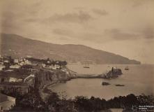 Vista da baía do Funchal e do sítio da Penha de França, Freguesia de São Pedro (atual Freguesia da Sé), Concelho do Funchal