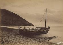 Barco carreireiro, na praia de Machico, Freguesia e Concelho de Machico
