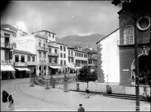 Largo da Sé (atual largo D. Manuel I) e rua do Aljube, Freguesia da Sé, Concelho do Funchal
