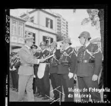 Entrega de diploma de louvor a um guarda da PSP, no comando distrital, Freguesia de Santa Luzia, Concelho do Funchal