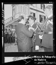 Imposição de medalha condecorativa a um graduado da PSP, no comando distrital, Freguesia de Santa Luzia, Concelho do Funchal