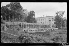 Construção do novo pavilhão do sanatório João da Almada, Freguesia do Monte, Concelho do Funchal 