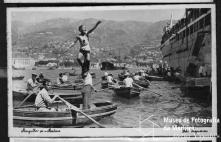 Mergulhança na baía da cidade do Funchal