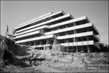 Construção do Hotel Bela Vista (atual Lar da Bela Vista), sítio do Lazareto, Freguesia de São Gonçalo, Concelho do Funchal