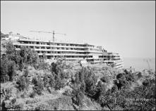 Construção do Hotel Bela Vista (atual Lar da Bela Vista), sítio do Lazareto, Freguesia de São Gonçalo, Concelho do Funchal