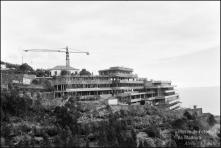 Construção do Hotel Bela Vista (atual Lar da Bela Vista), sítio do Lazareto, Freguesia de São Gonçalo, Concelho do Funchal