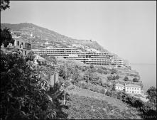 Construção do Hotel Bela Vista (atual Lar da Bela Vista), sítio do Lazareto, Freguesia de São Gonçalo, Concelho do Funchal