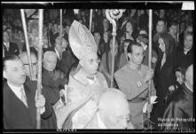 Bispo D. David de Sousa durante as cerimonias da sua entrada e posse solene na Sé do Funchal