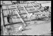 Construção do edifício dos Correios na avenida Zarco, Freguesia da Sé, Concelho do Funchal