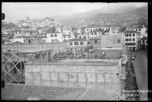 Construção do edifício dos Correios na avenida Zarco, Freguesia da Sé, Concelho do Funchal