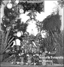 Presépio na casa da professora da Corujeira, Freguesia do Monte, Concelho do Funchal