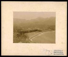 Vista da vila (atual cidade) de Machico, Freguesia e Concelho de Machico