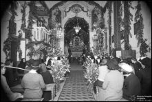 Nave e altar da capela de São João da Ribeira, Freguesia de São Pedro, Concelho do Funchal
