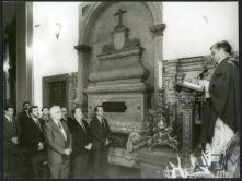 Missa em honra de Francisco Sá Carneiro por ocasião do 11.º aniversário da sua morte na igreja do Carmo, Freguesia da Sé, Concelho do Funchal 