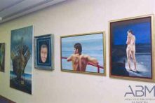 Exposição coletiva de artistas madeirenses e continentais na galeria da RTP-Madeira, Freguesia de Santo António, Concelho do Funchal 