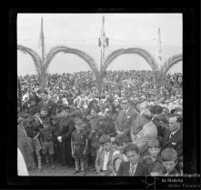 Missa campal por ocasião da inauguração do cruzeiro no Pico da Torre, Freguesia e Concelho de Câmara de Lobos