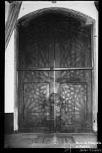 Face interna da porta principal da Sé do Funchal, Freguesia da Sé, Concelho do Funchal